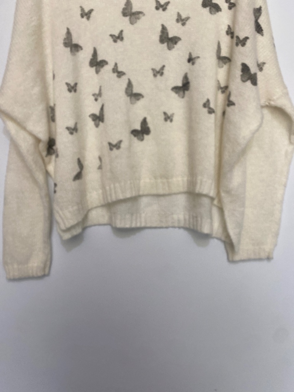 Wooden Ships M/L Butterflies Knit Sweatwer - Picture 5 of 11